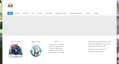 Desktop Screenshot of northernrailtrail.org